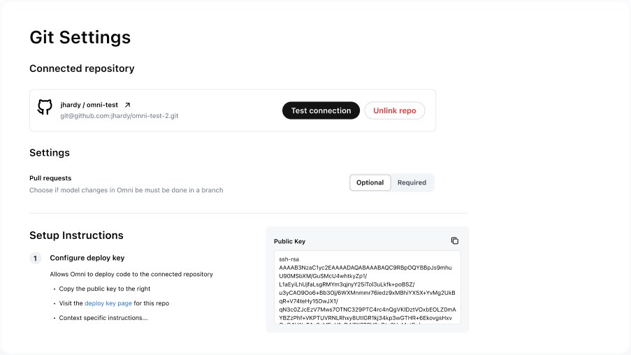 Git & version control screenshot